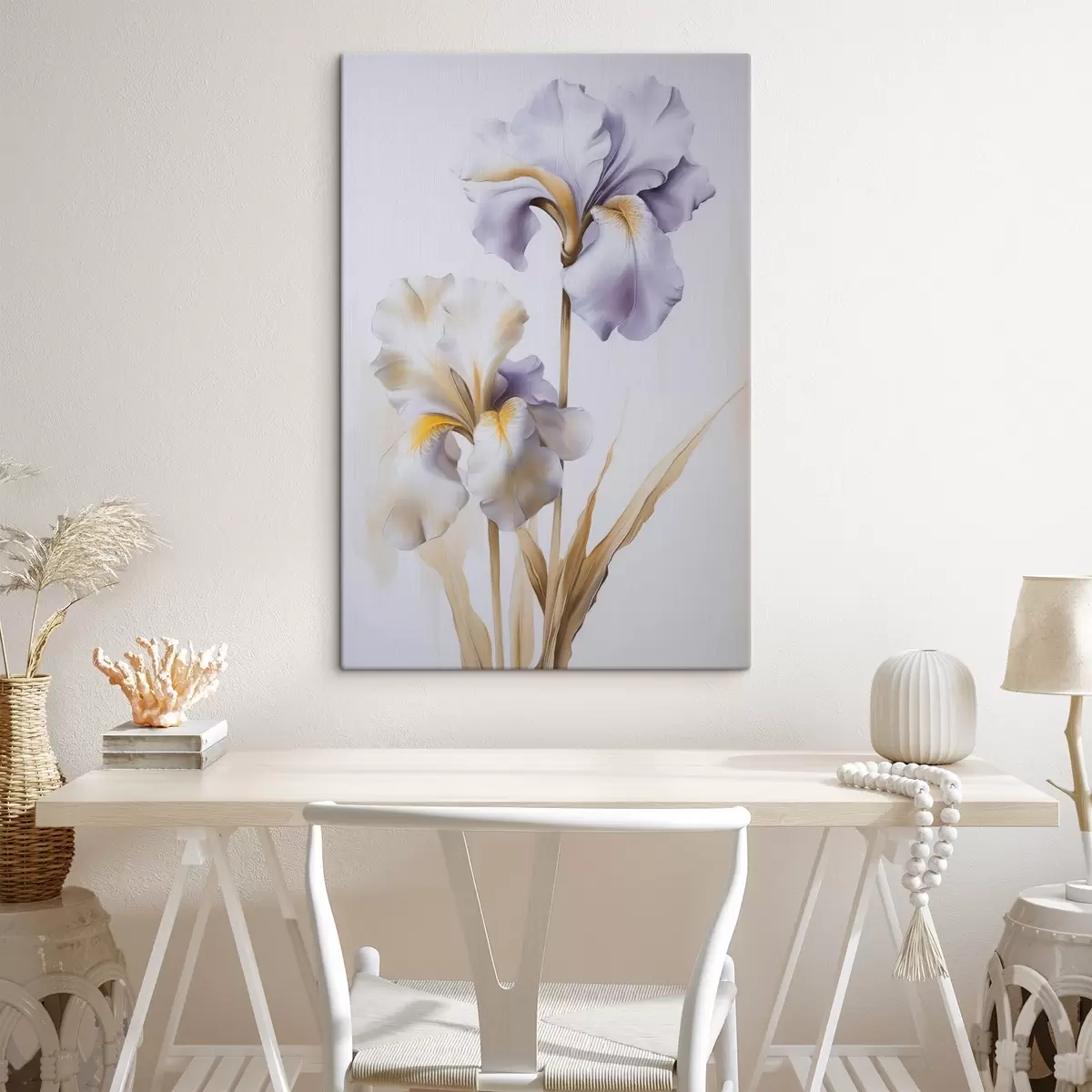 murales de pared Irises  pintura de imitación s46440