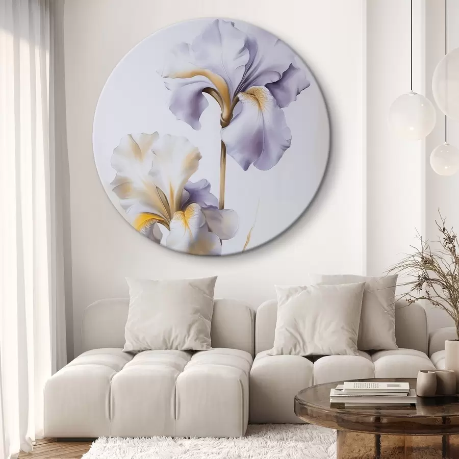 murales de pared Irises  pintura de imitación r46440