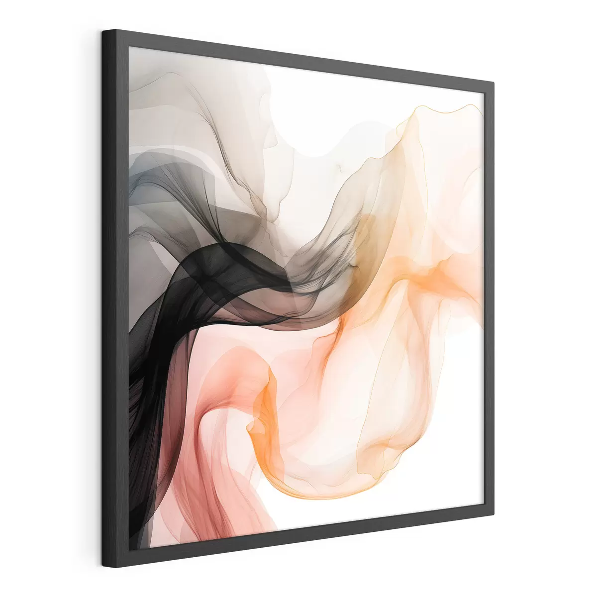 Poster Flujos de aire, abstracción transparente f46332