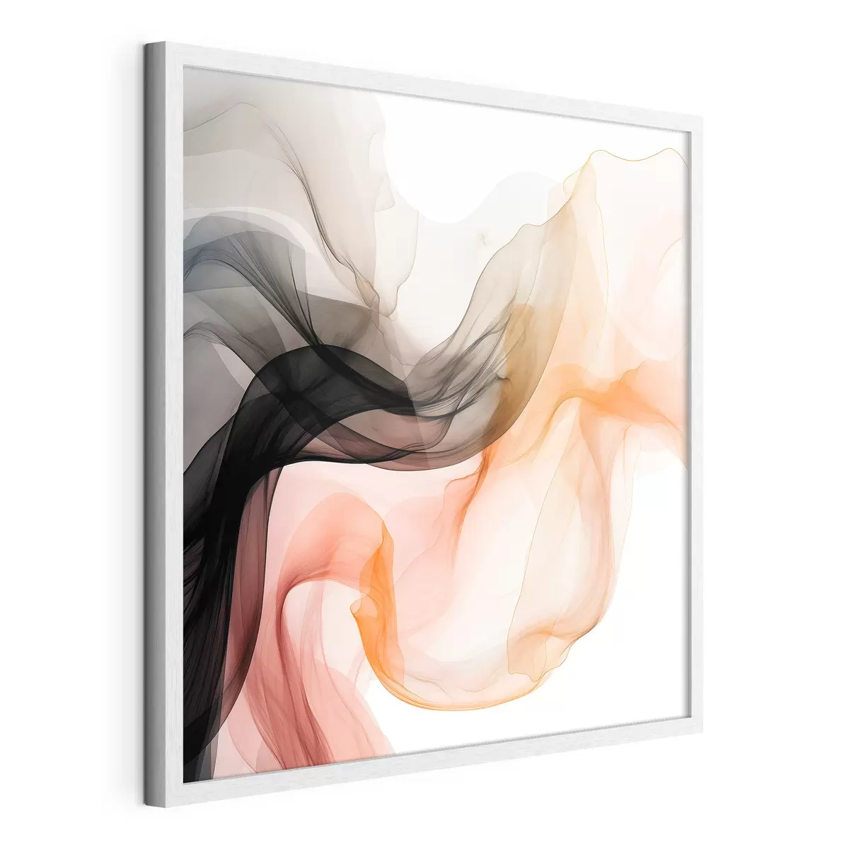 Poster Flujos de aire, abstracción transparente f46332