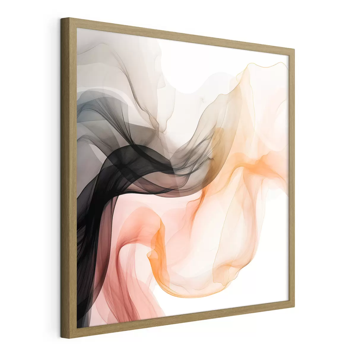 Poster Flujos de aire, abstracción transparente f46332