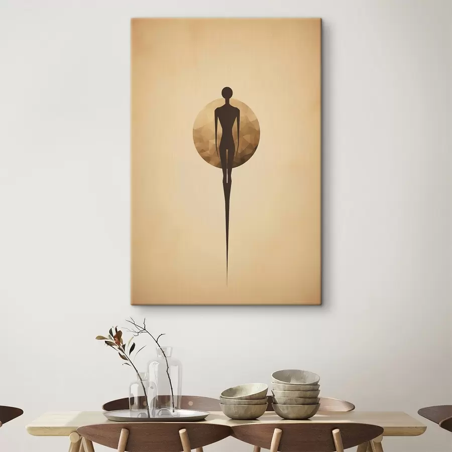 murales de pared Silueta abstracta s46356