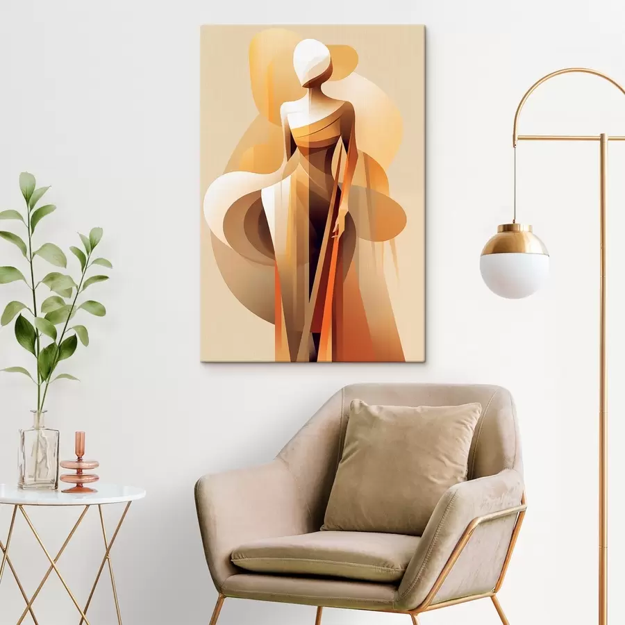 murales de pared Silueta abstracta s46357