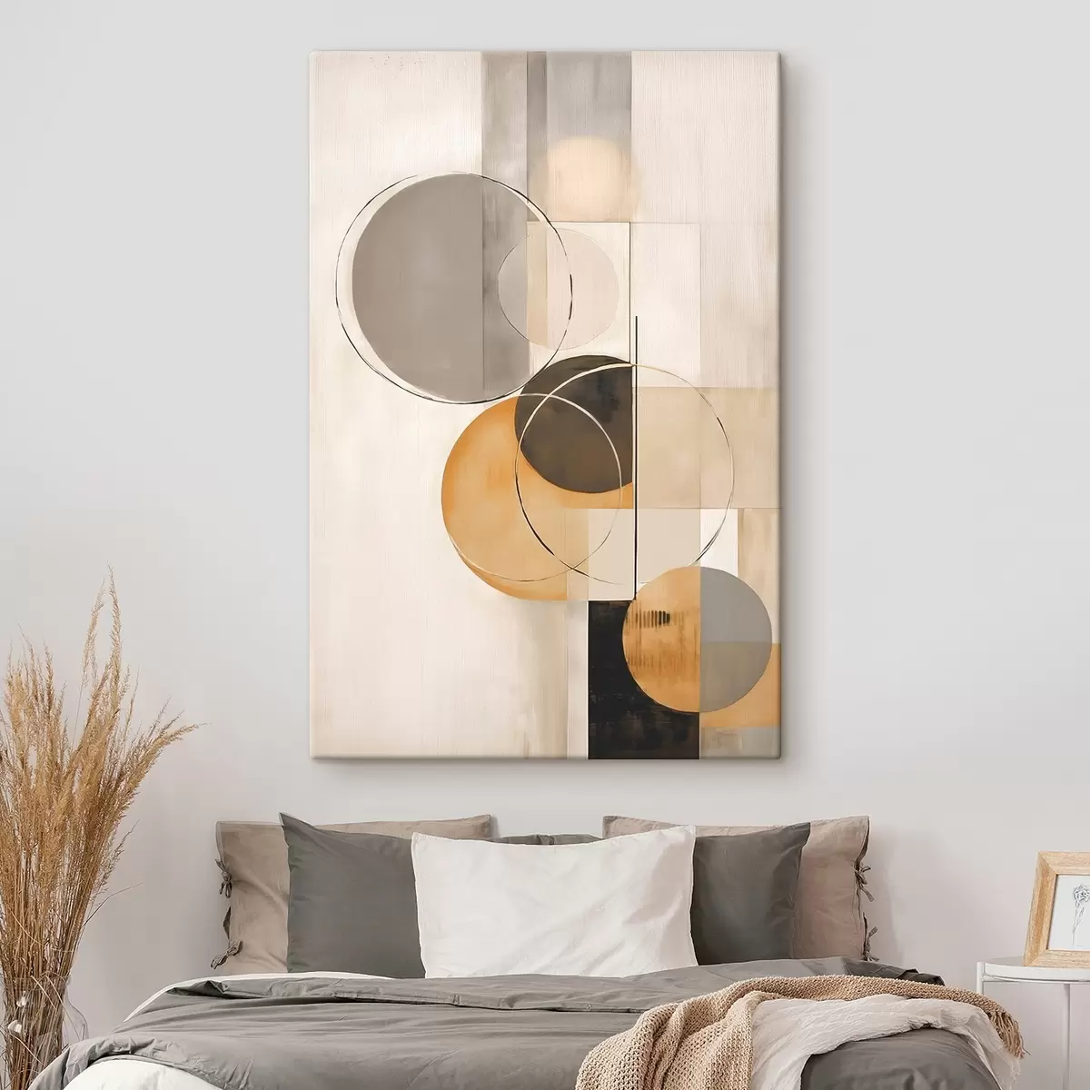 murales de pared Abstracción geométrica con círculos s46358