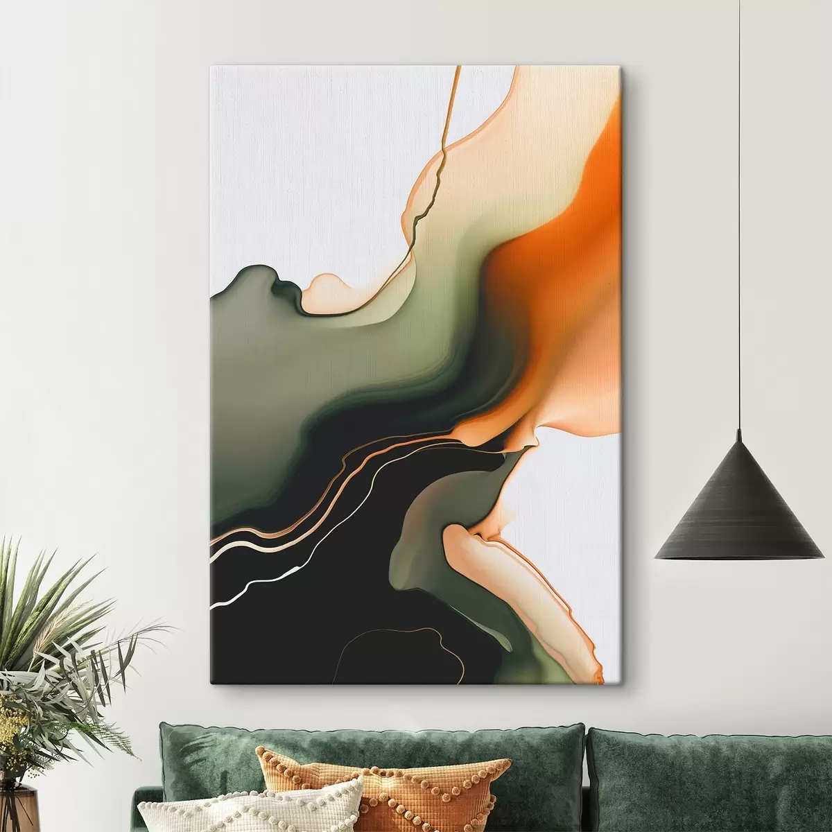 murales de pared Onda abstracta s46448