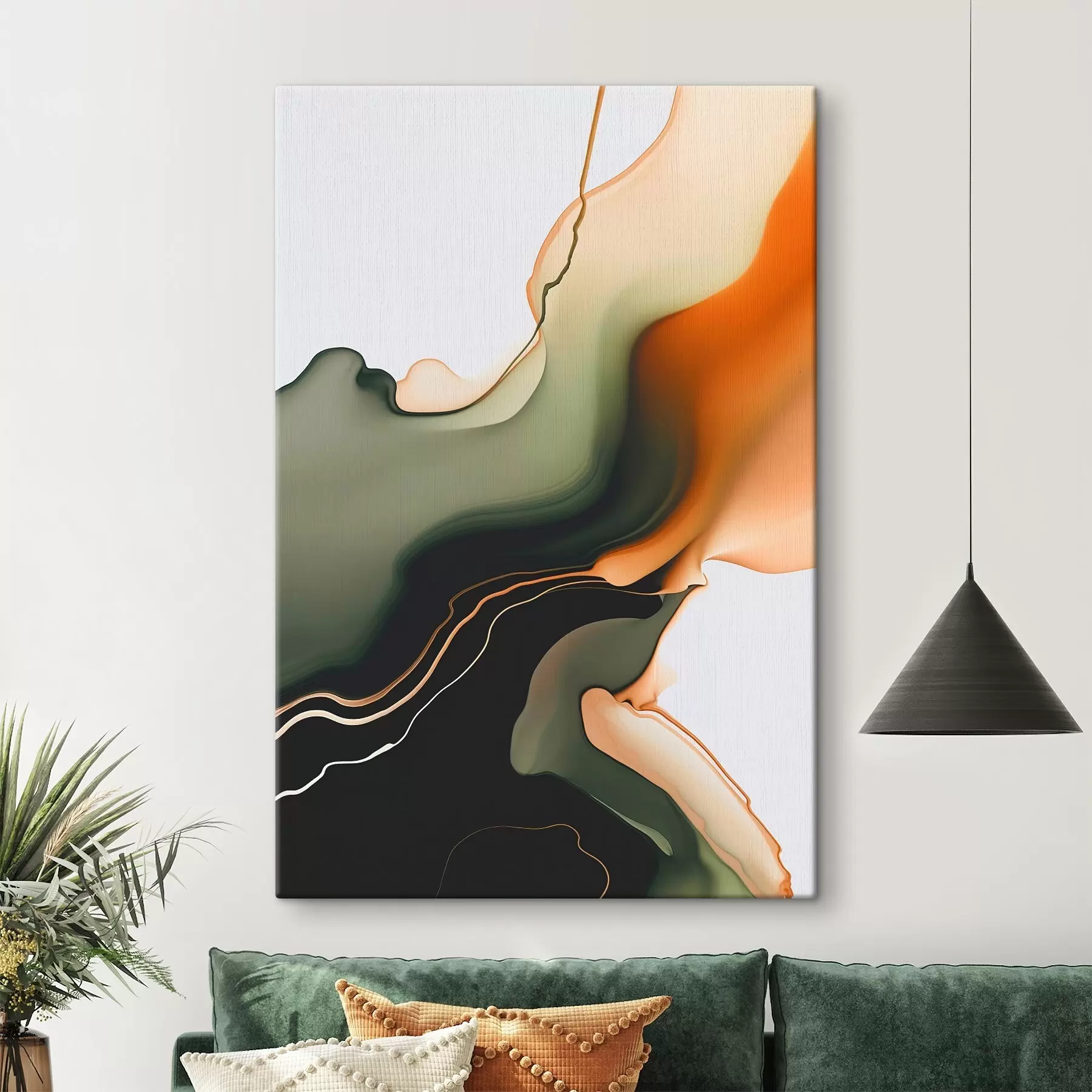 murales de pared Onda abstracta s46448