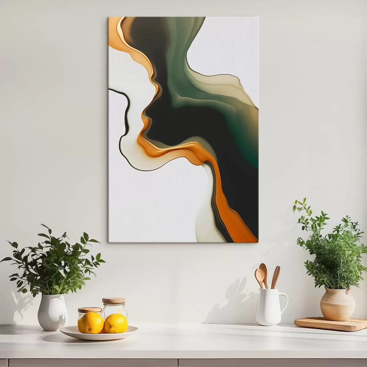 murales de pared Onda abstracta s46449