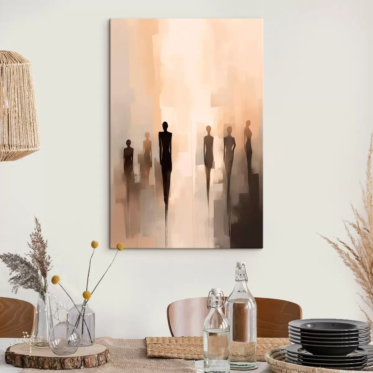 murales de pared siluetas abstractas s46451