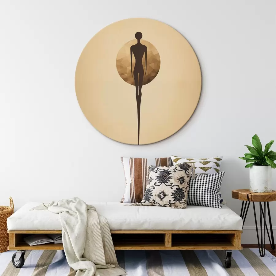 murales de pared Silueta abstracta r46356