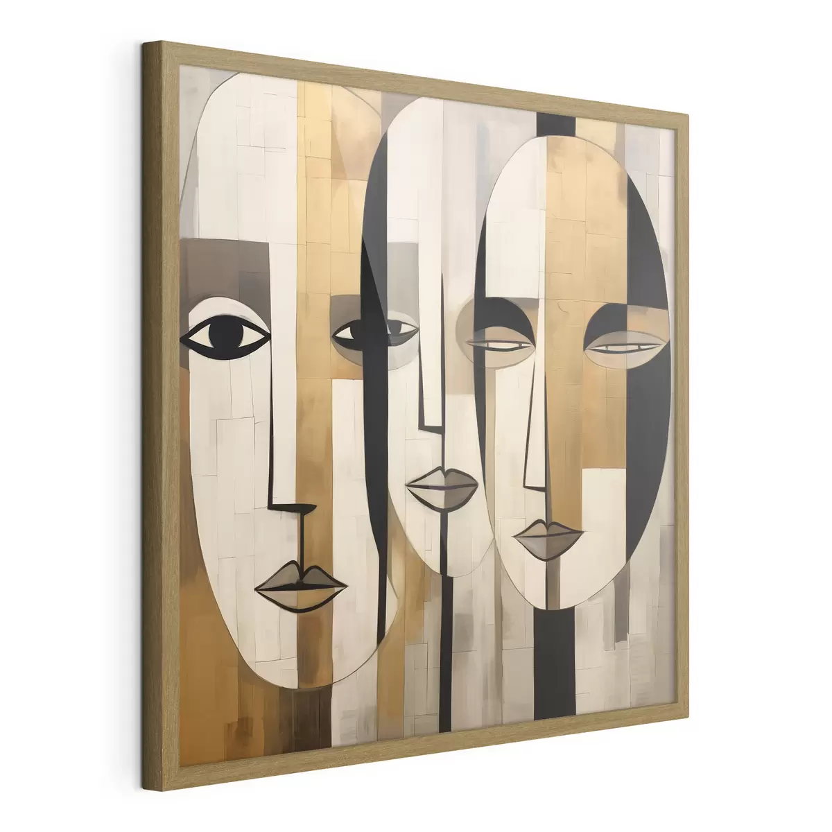 Poster Caras abstractas f46452