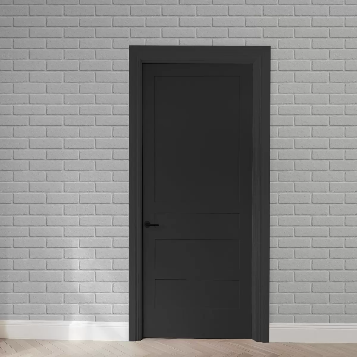 Papel pintado Textura de ladrillo blanco, disposición horizontal a00877