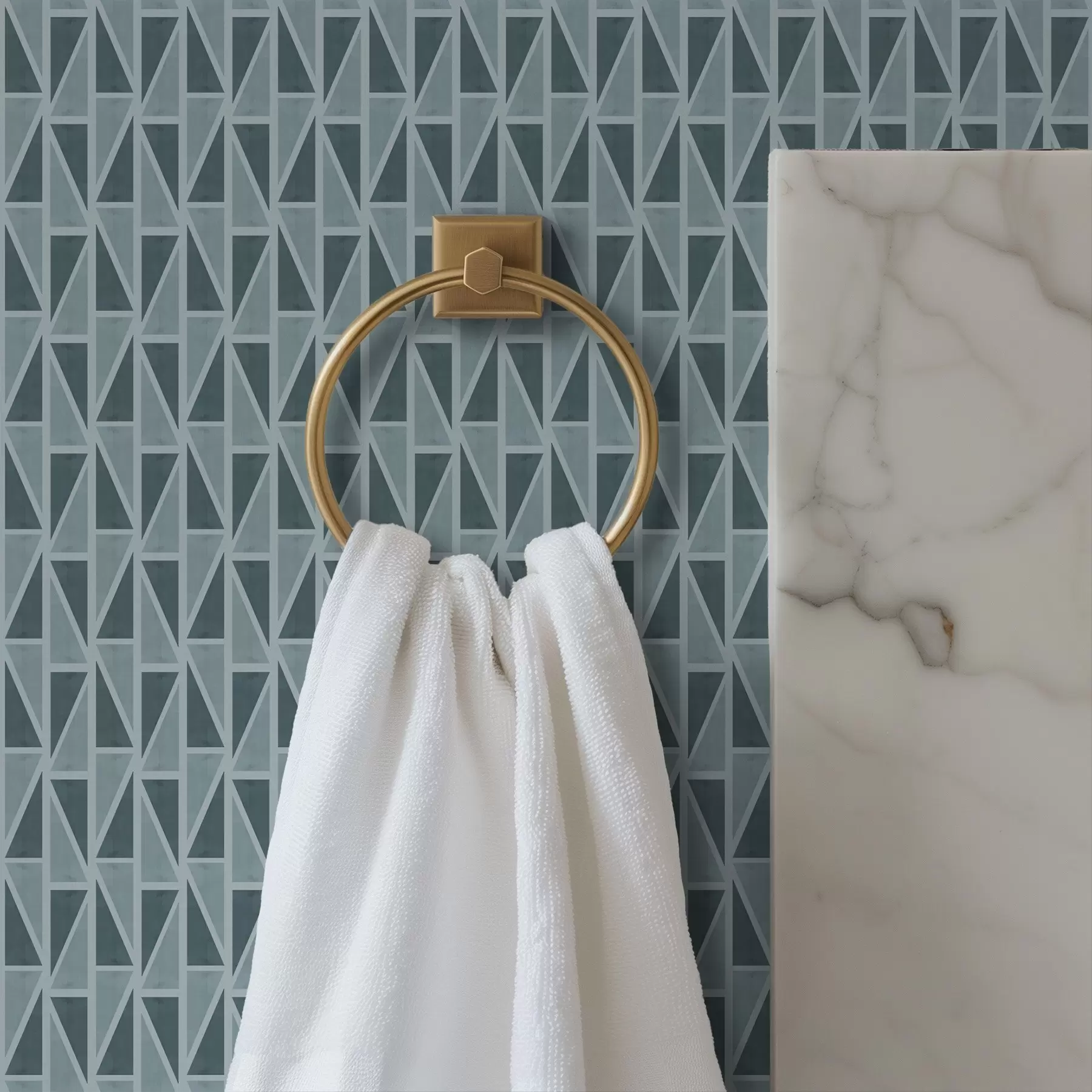 murales de pared Celosía de paneles de vidrio verde azulado con refuerzos diagonales a00902