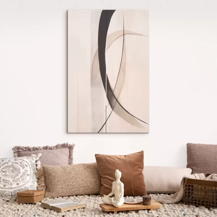 murales de pared Caligrafía elegante. Abstracción. s46468