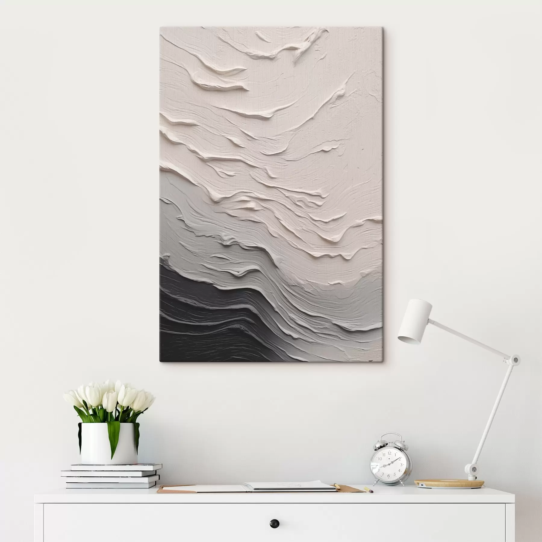 murales de pared Textura ondulada s46475