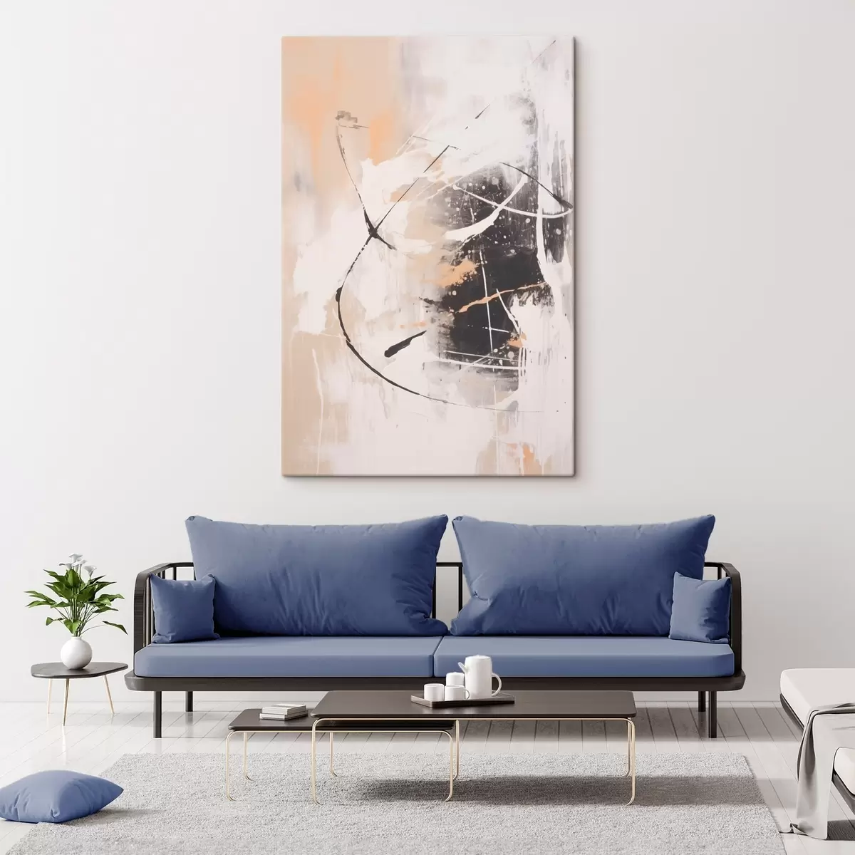 murales de pared Expresionismo contrastante s46557