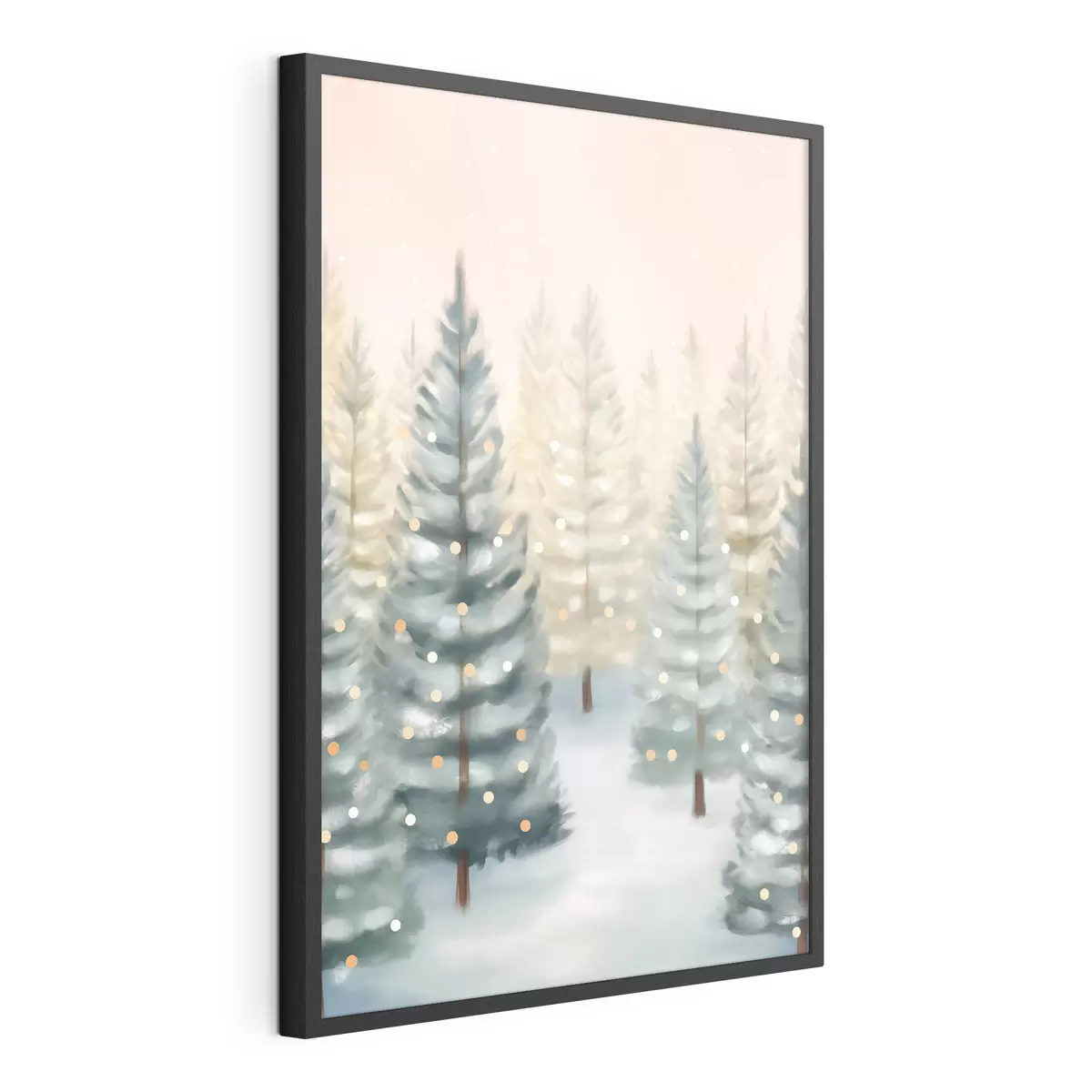 Poster Bosque navideño f46456