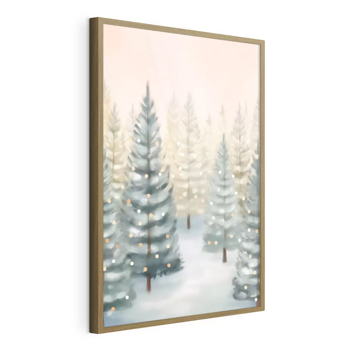Poster Bosque navideño f46456