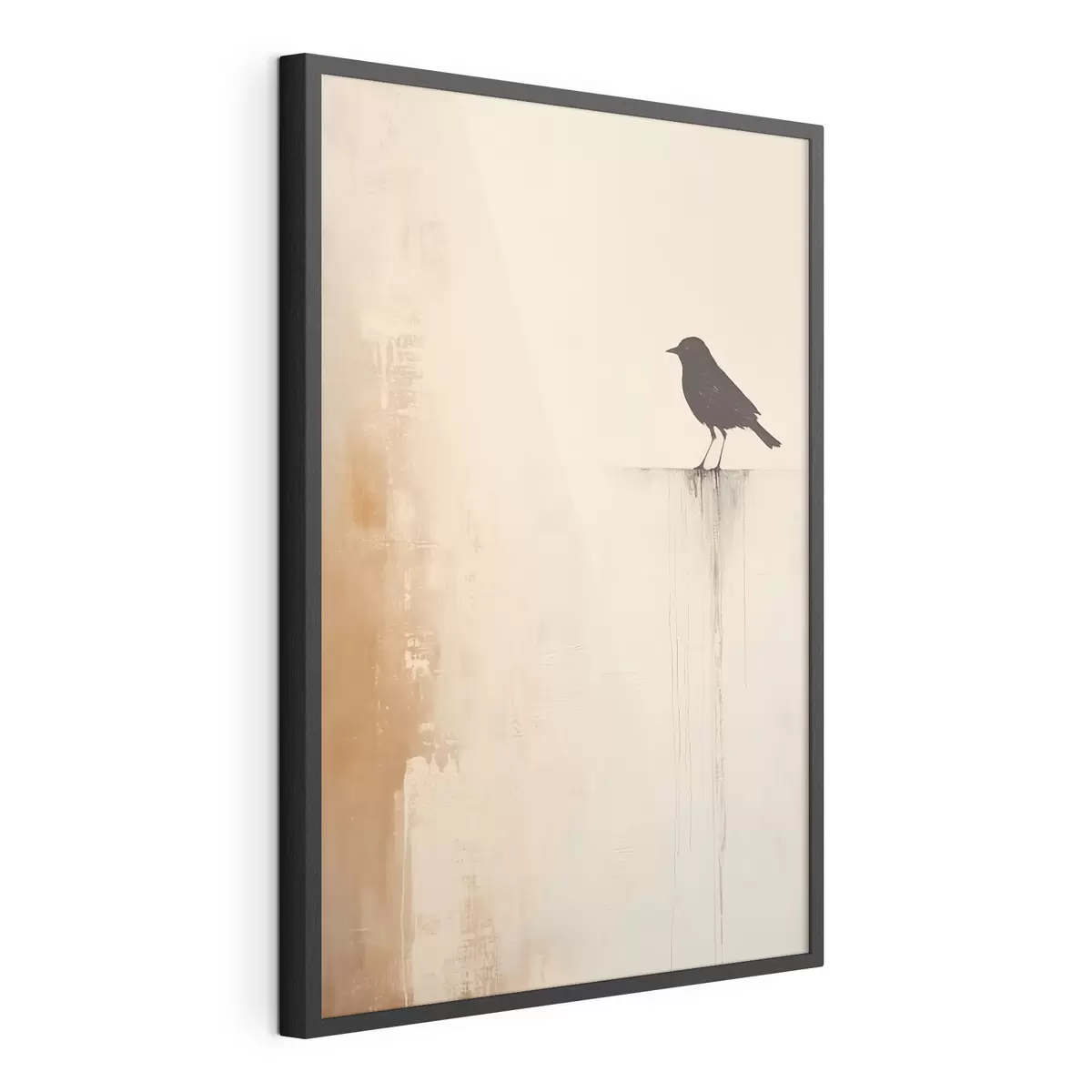 Poster Silueta de pájaro. Minimalismo abstracto f46466