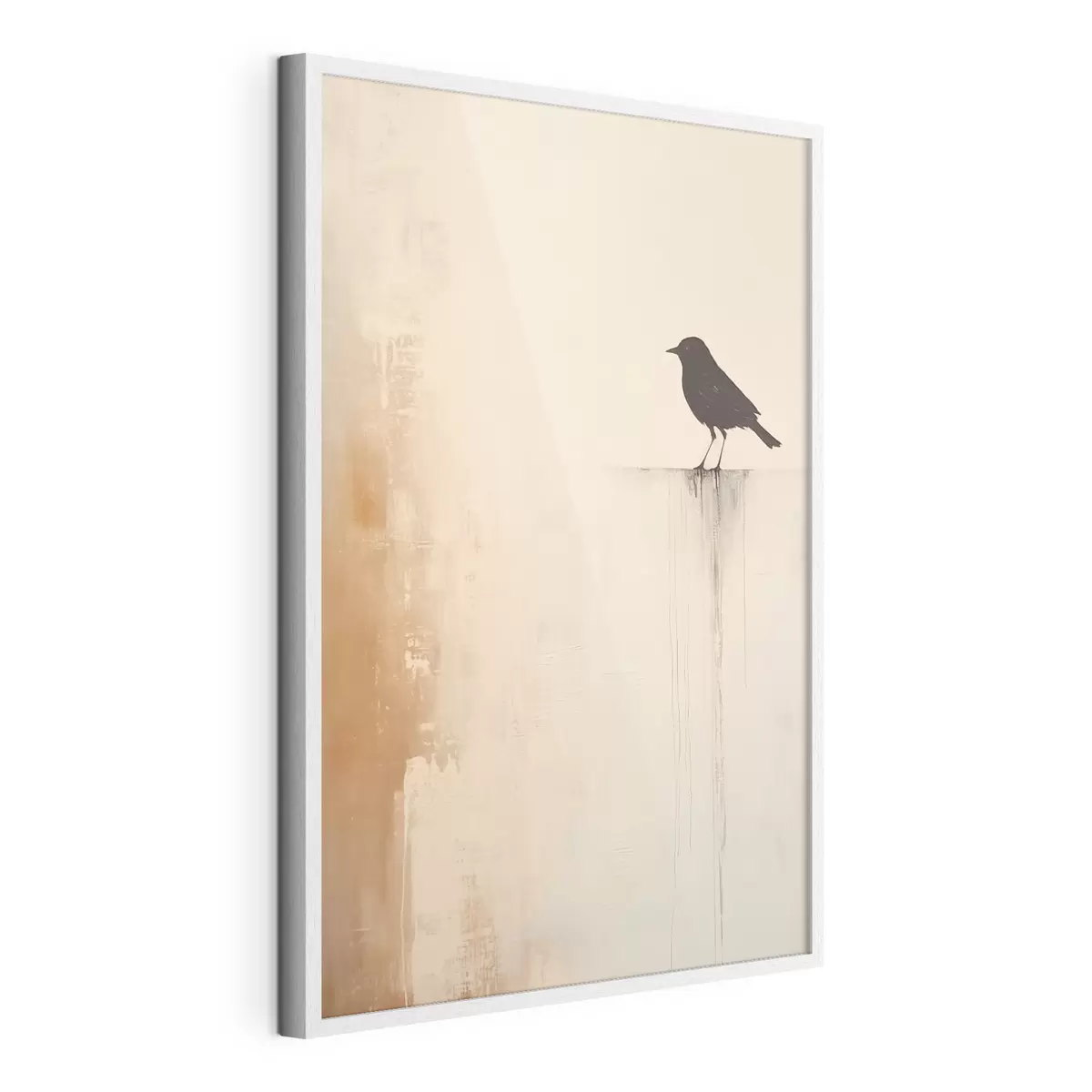 Poster Silueta de pájaro. Minimalismo abstracto f46466