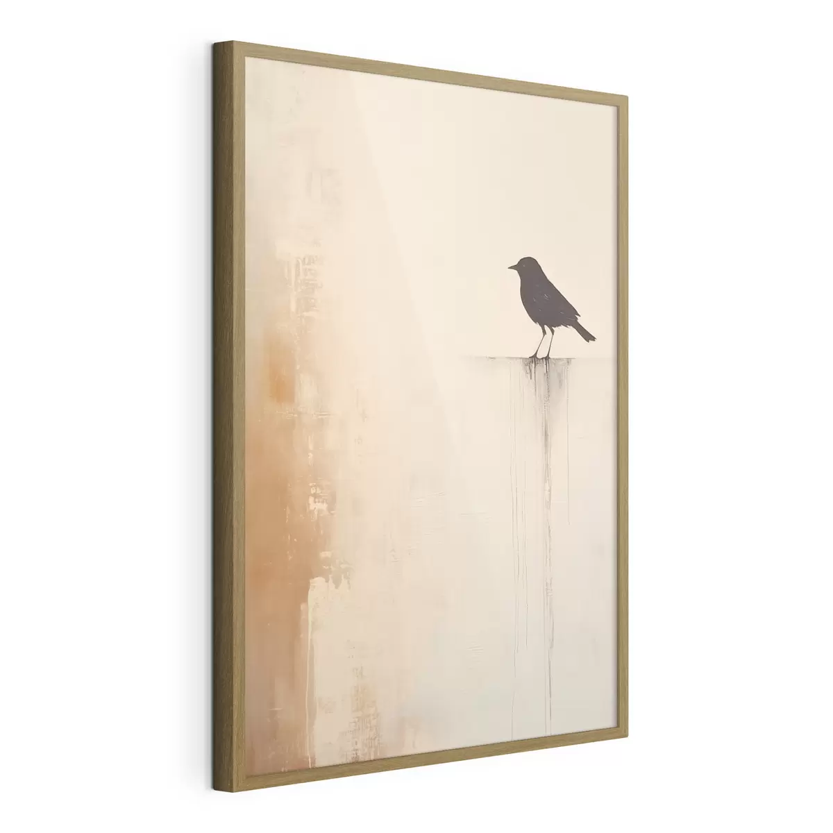 Poster Silueta de pájaro. Minimalismo abstracto f46466