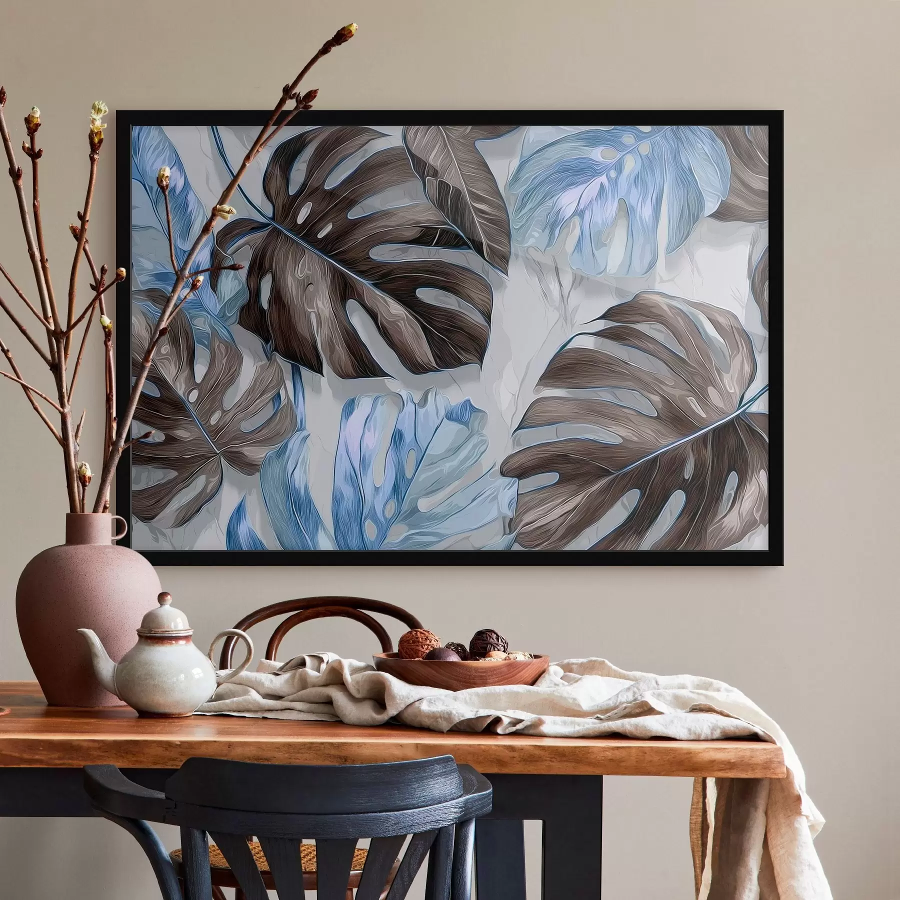 murales de pared Hojas f46472