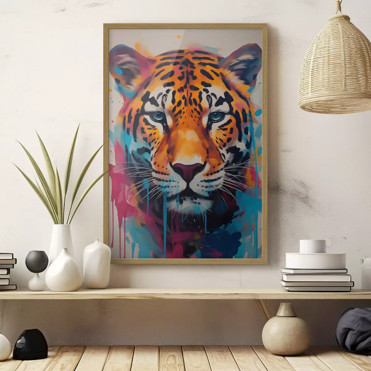 Poster Estilo arte callejero jaguar f46476