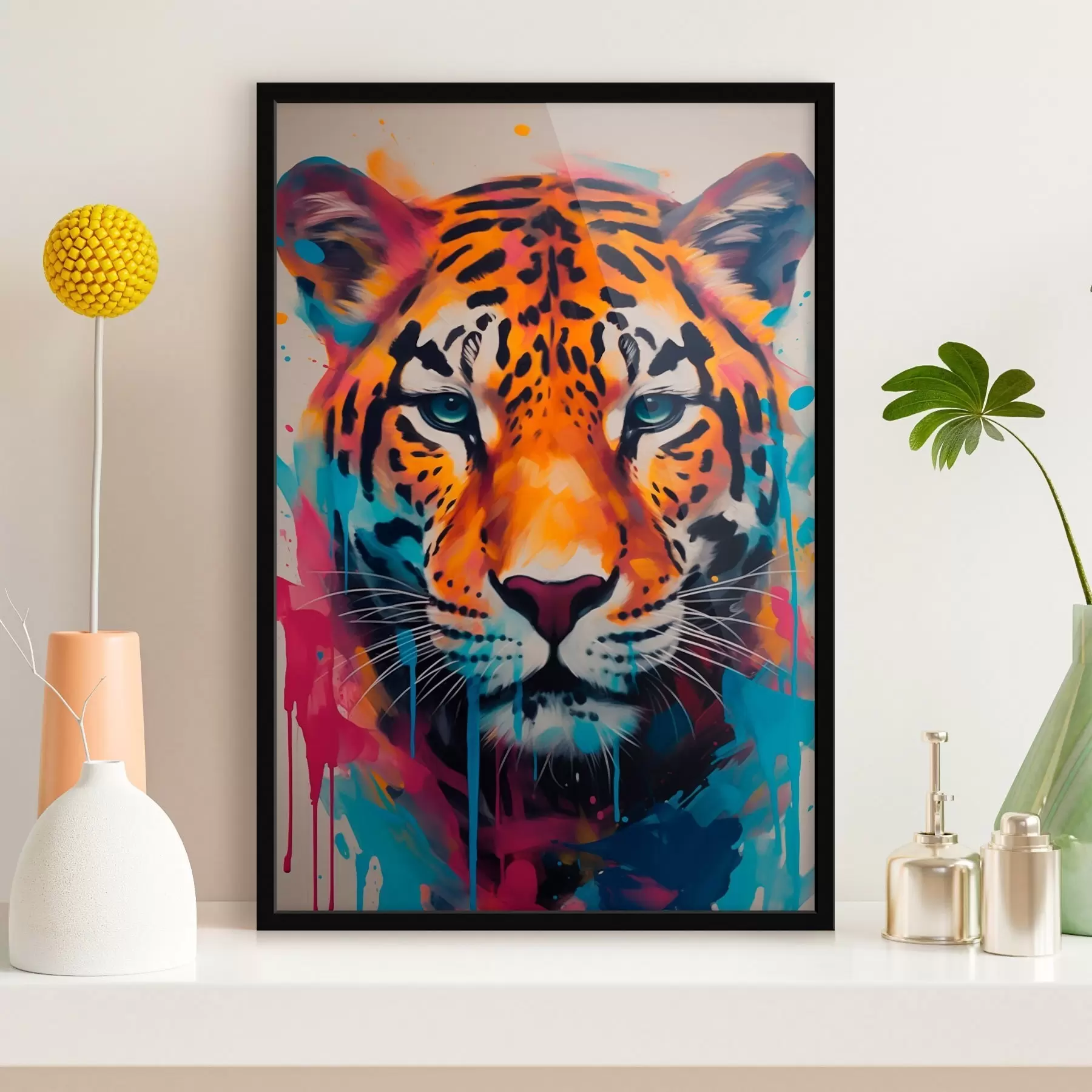 murales de pared Estilo arte callejero jaguar f46476