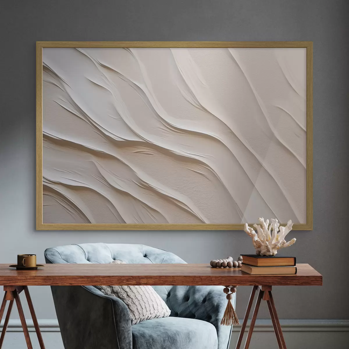 Poster Olas, abstracción f46555
