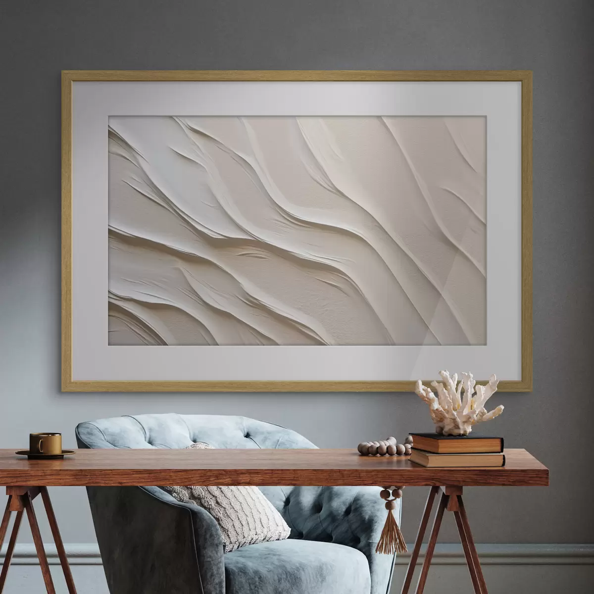 Poster Olas, abstracción f46555