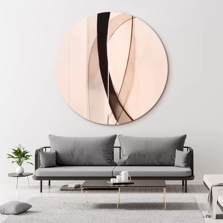 murales de pared Caligrafía elegante. Abstracción r46468