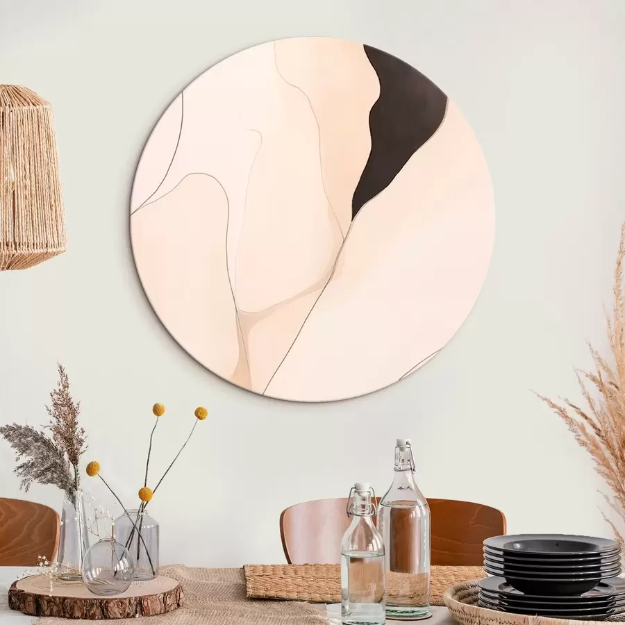 murales de pared Abstracción de contornos r46470