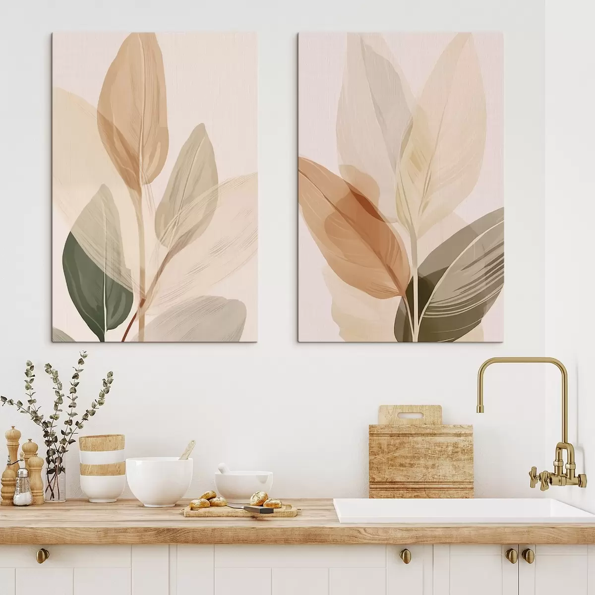 murales de pared Hojas m00945