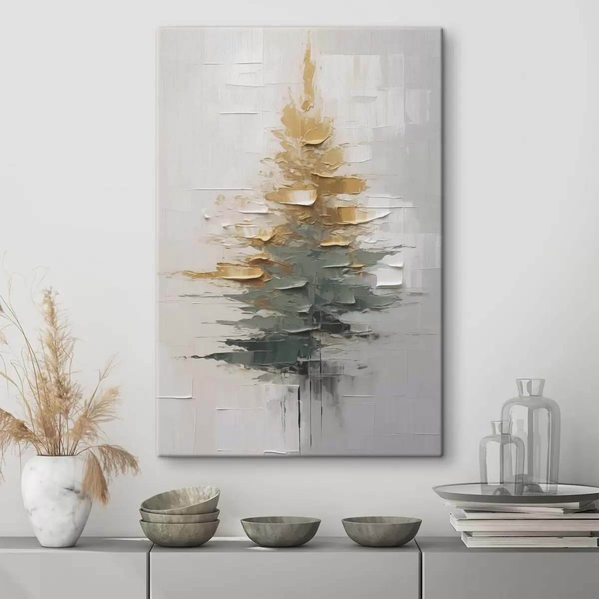 murales de pared Abeto abstracto s46570