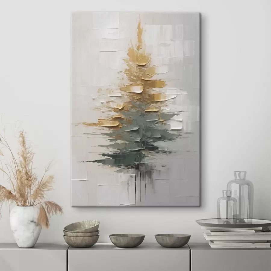 murales de pared Abeto abstracto s46570