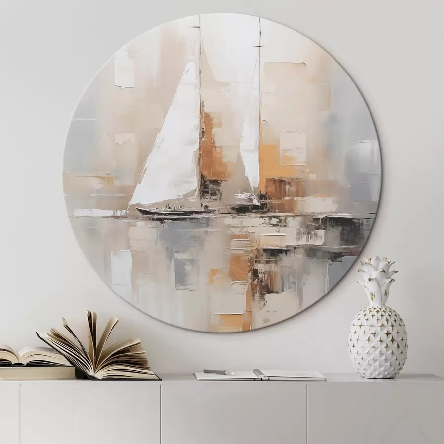 murales de pared Abstracción de velero r46566