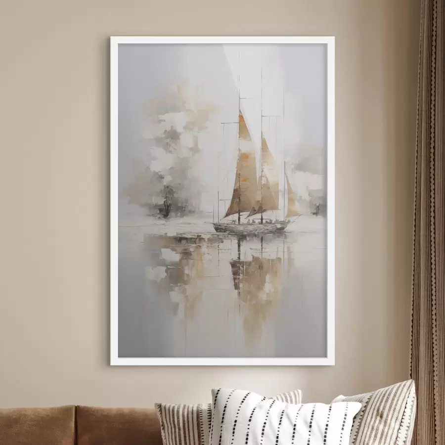 murales de pared Pintura imitación velero f46565
