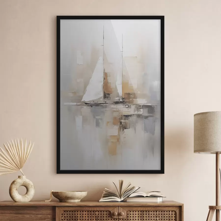 murales de pared Abstracción de velero f46566