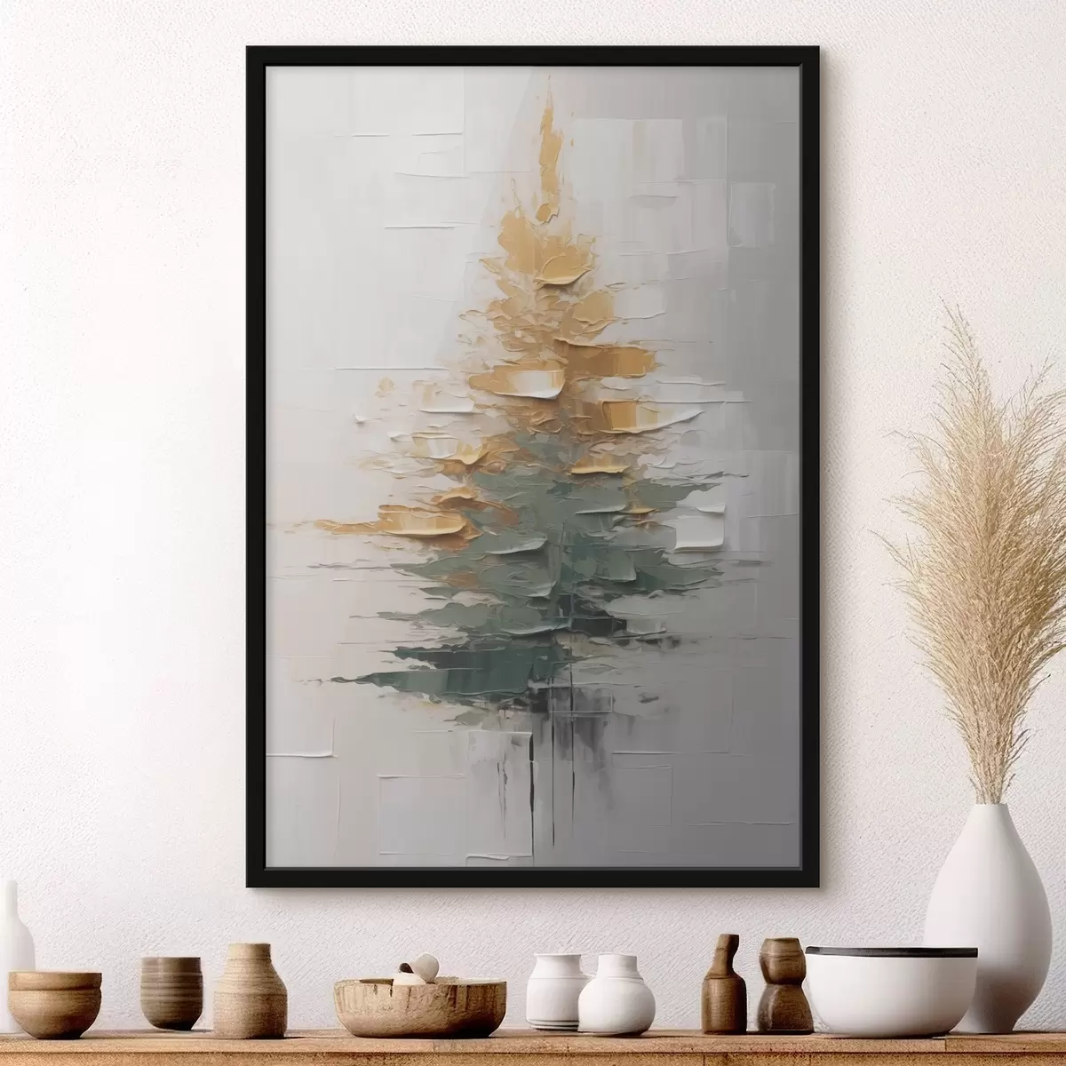 Poster Abeto abstracto f46570