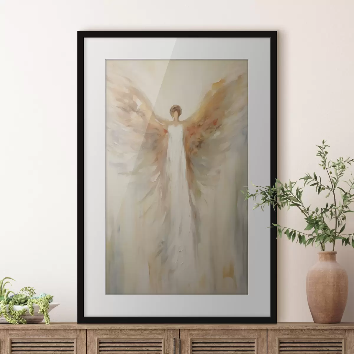 Poster Ángel abstracto f46568