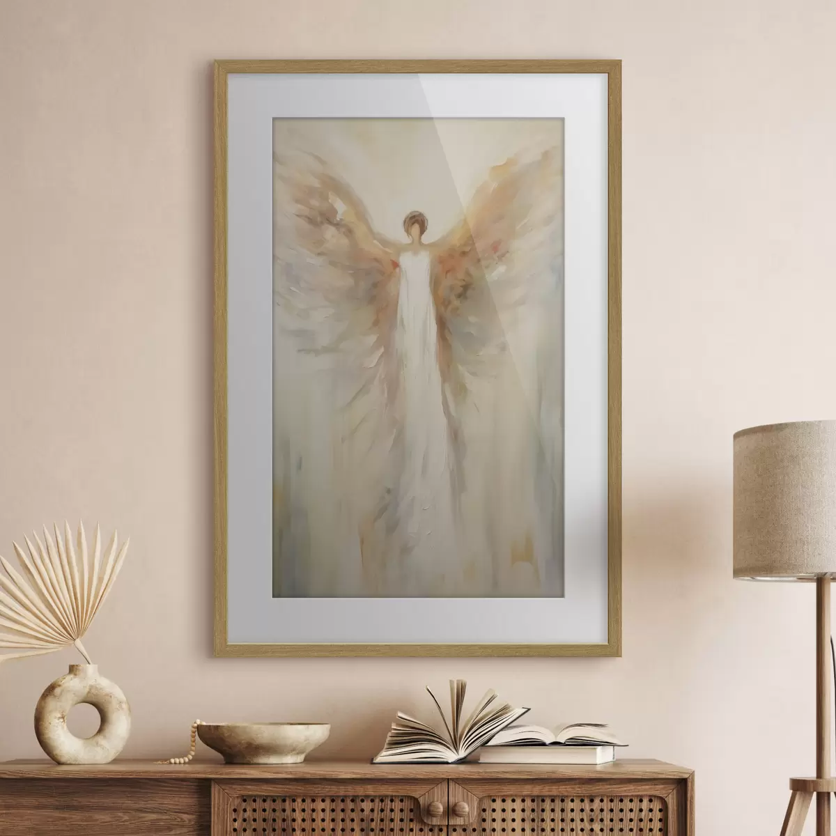 Poster Ángel abstracto f46568