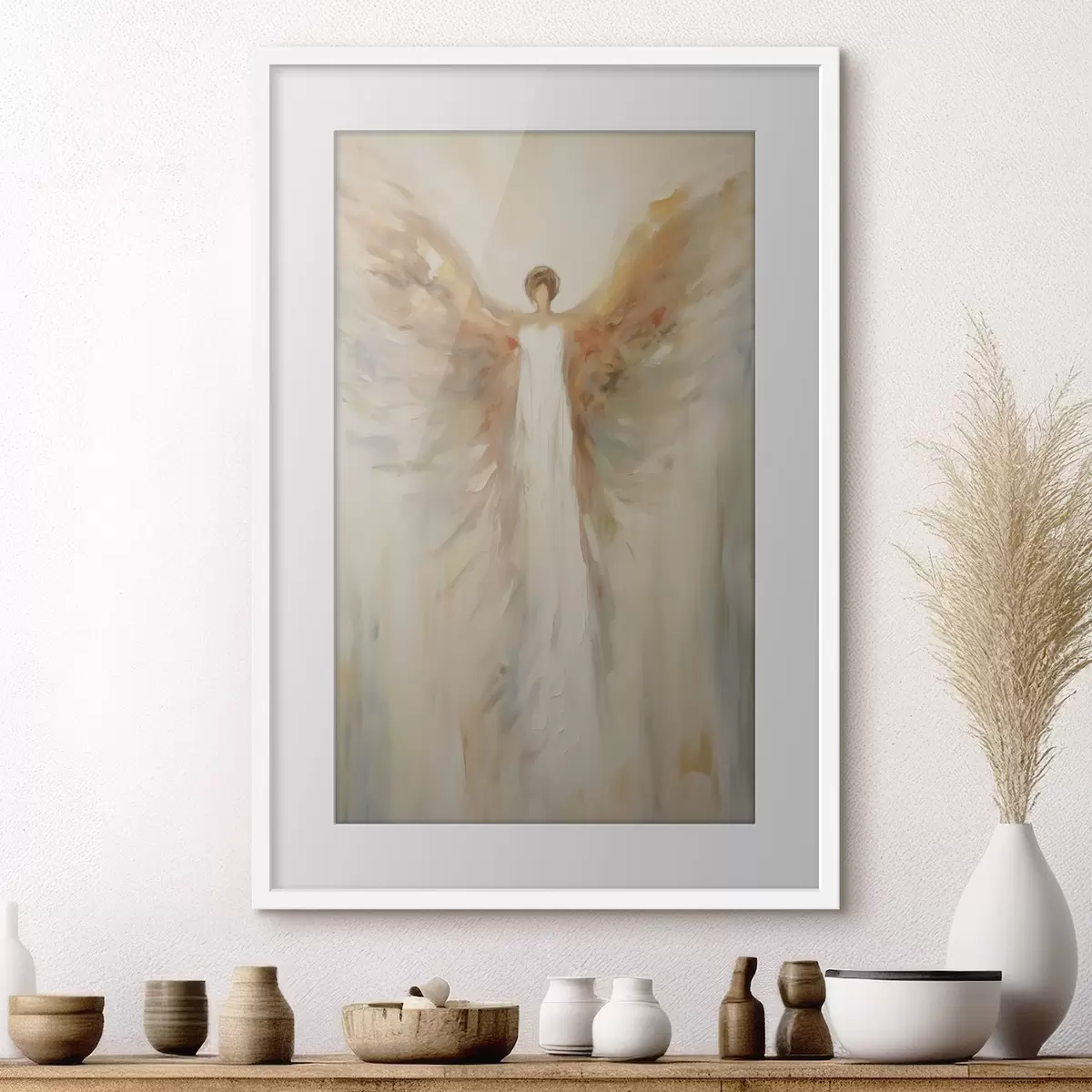 Poster Ángel abstracto f46568