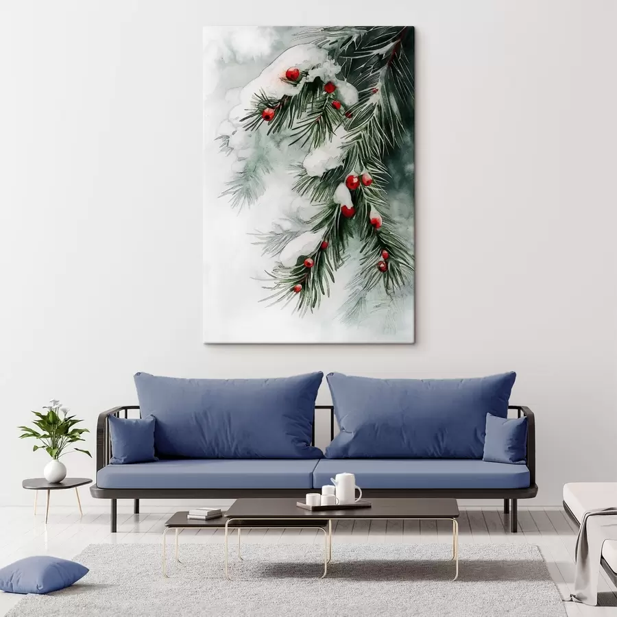 murales de pared Ramas invernales s46584