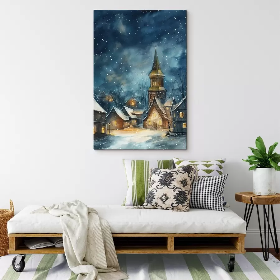 murales de pared Calle en invierno s46599