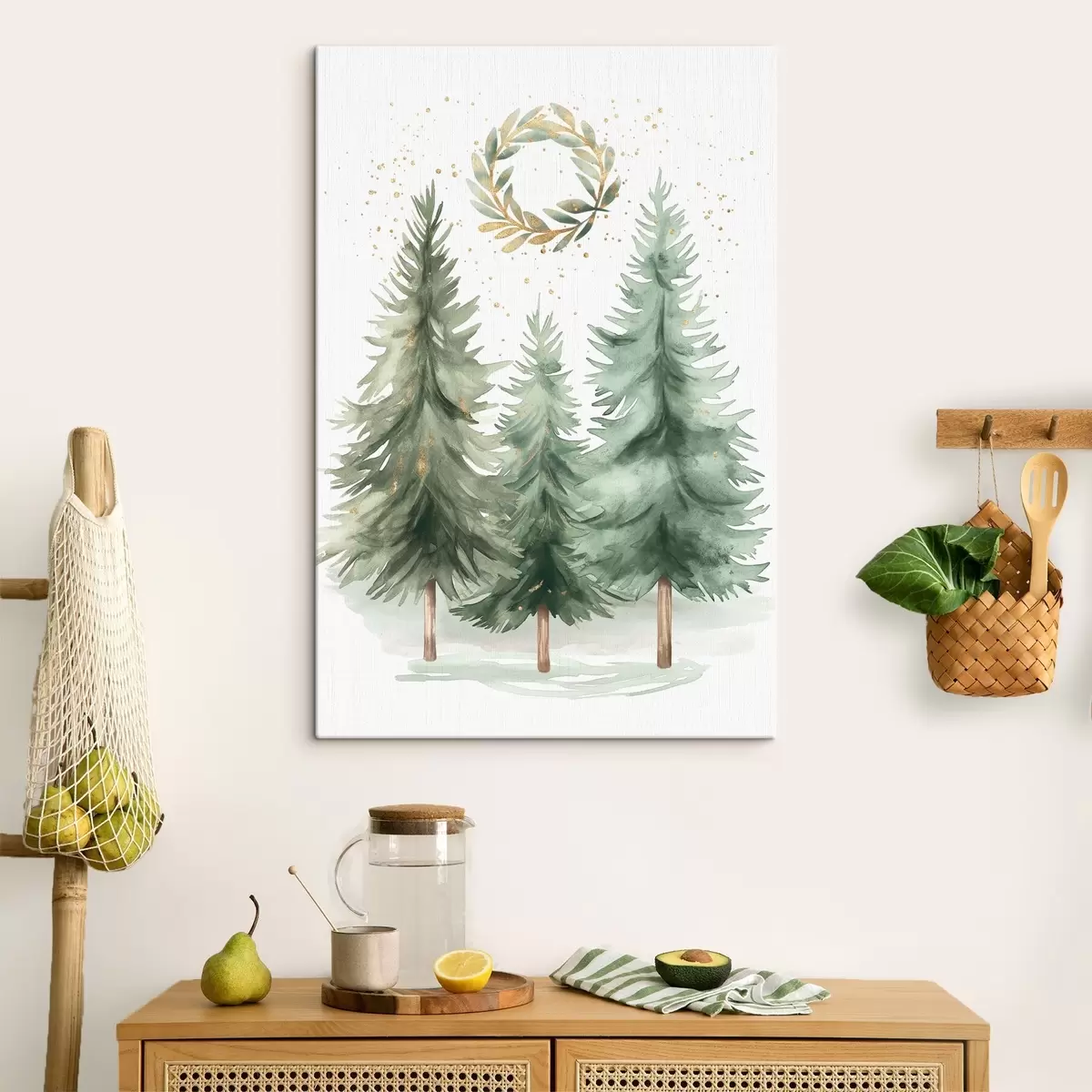 murales de pared Árboles de Navidad s46609