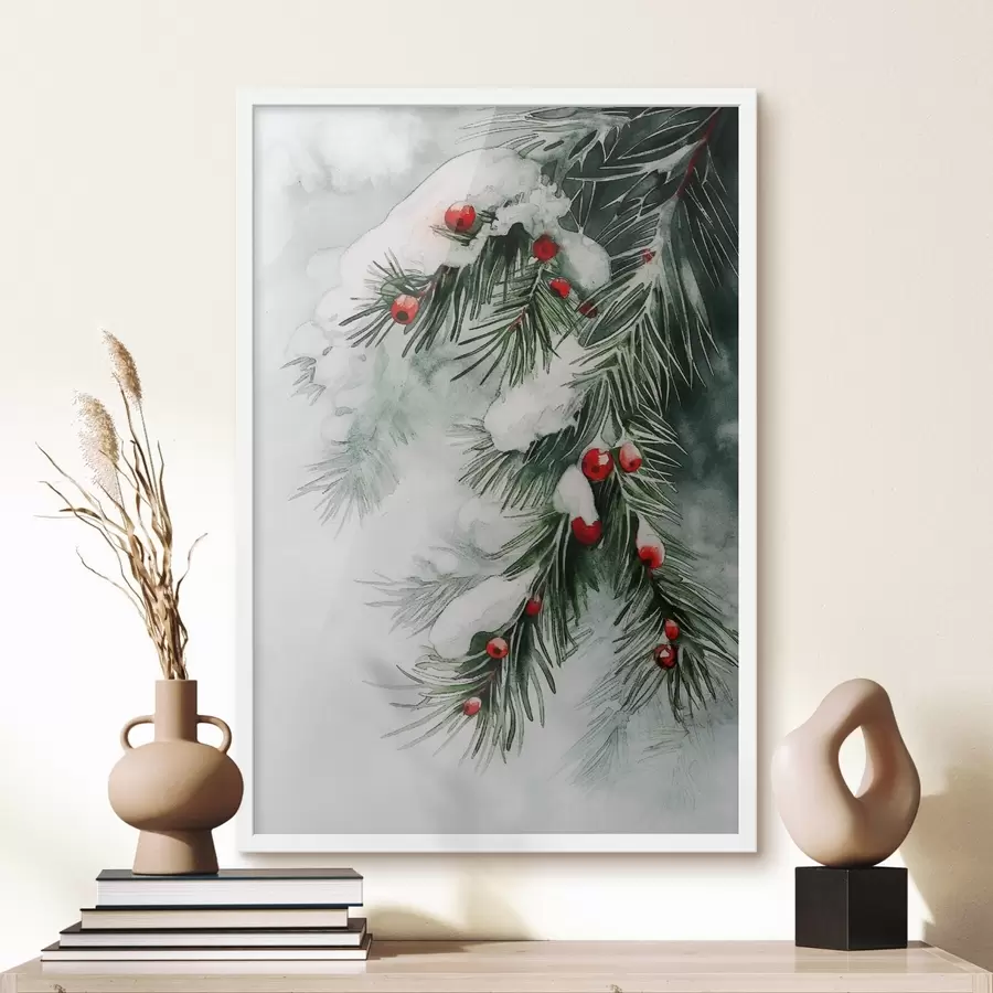murales de pared Ramas invernales f46584