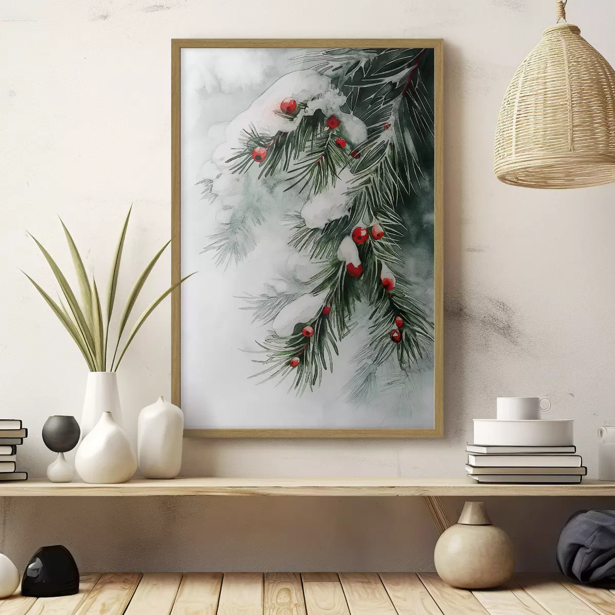 Poster Ramas invernales f46584
