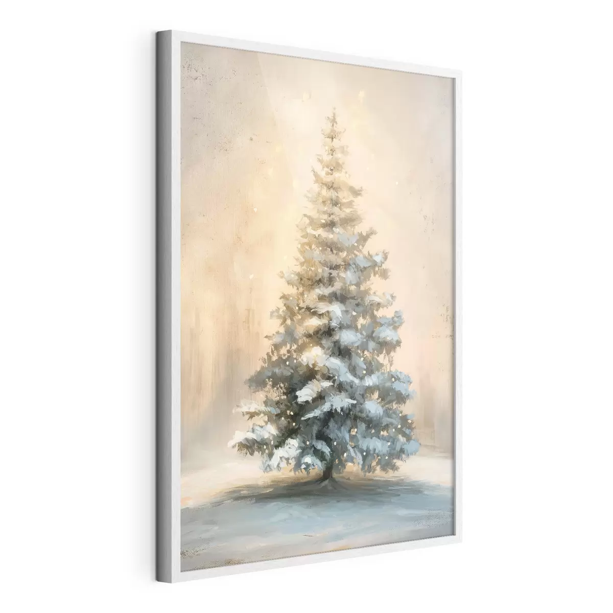 Poster Árbol de Navidad en la nieve f46589