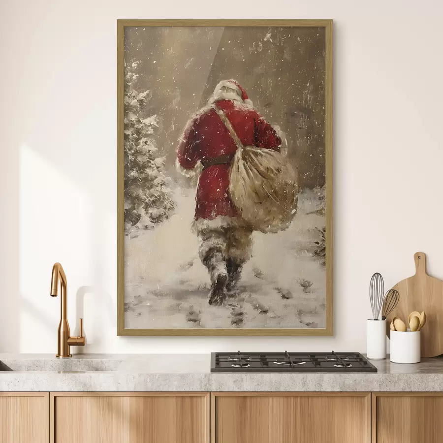 murales de pared Papá Noel f46590