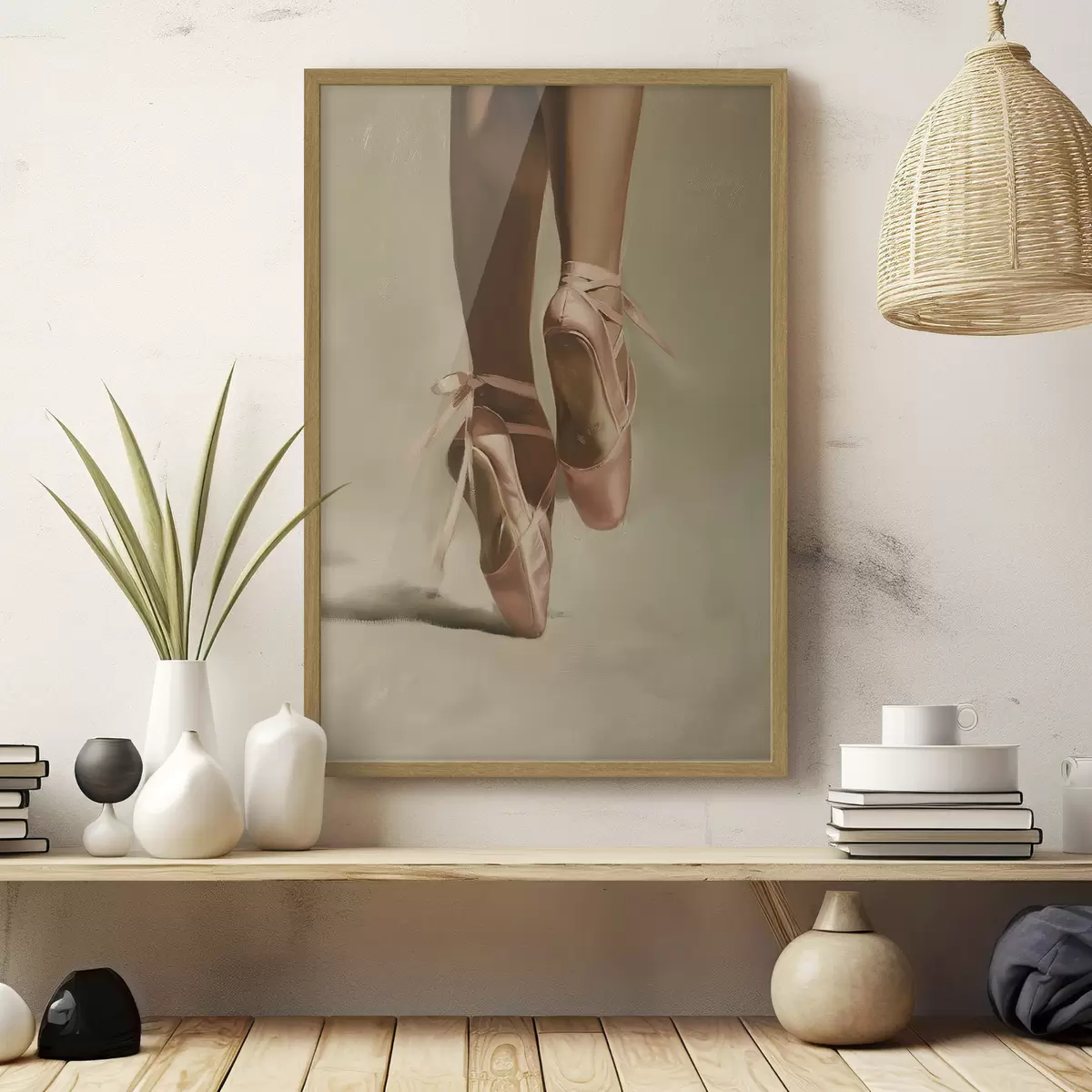 Poster Zapatillas de punta rosas f46597