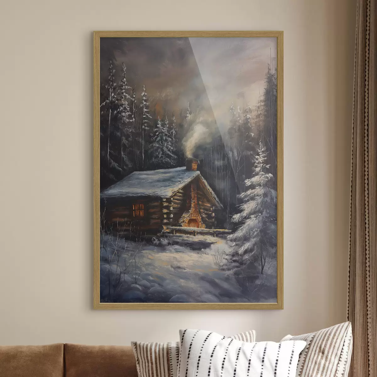 Poster Refugio de invierno f46606